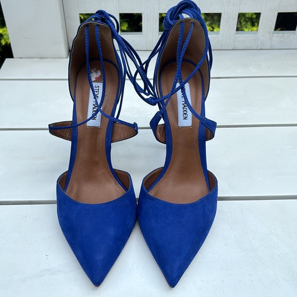 Brand new w/o box Steve Madden Raela Cobalt Blue Show - Picture 3 of 8